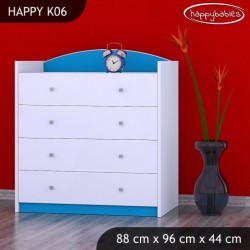 ZALOGA - Komoda White & Blue